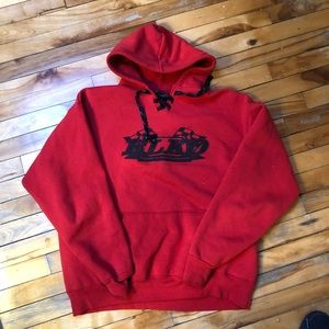 Red hoodie
